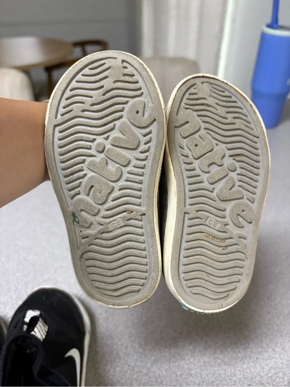 Native Kids Slip-On Water Shoes in Gray